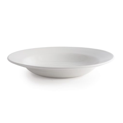 Churchill Whiteware Classic Rimmed Soup Bowls 230mm (Pack of 24) (P606)