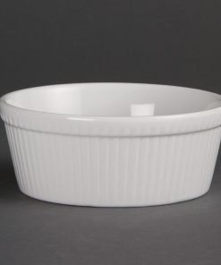 Olympia Whiteware Round Pie Dishes 134mm (Pack of 6) (C042)