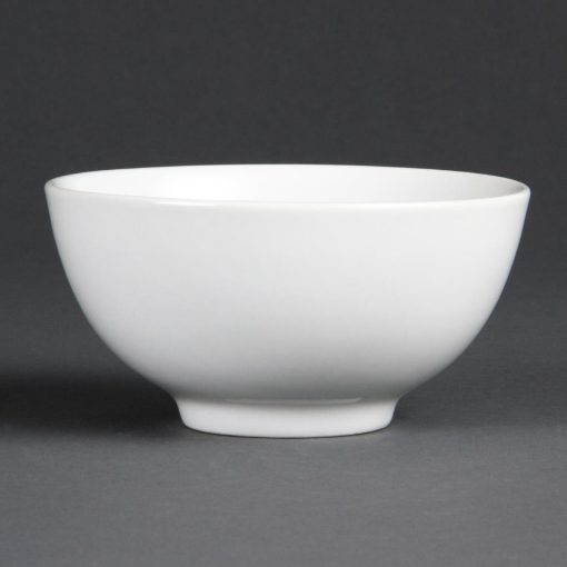 Olympia Whiteware Rice Bowls 130mm 390ml (Pack of 12) (C253)