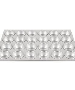 Vogue Aluminium Muffin Tray 24 Cup (C563)