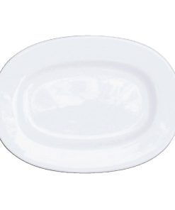 Churchill Alchemy Rimmed Oval Dishes 202mm (Pack of 12) (C721)