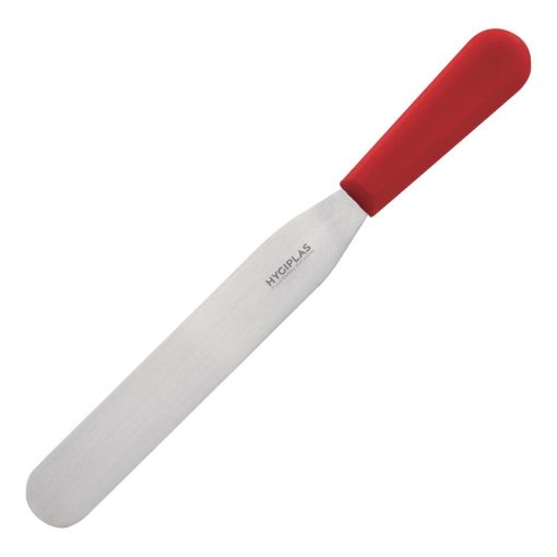 Hygiplas Straight Blade Palette Knife Red 20.5cm (C894)