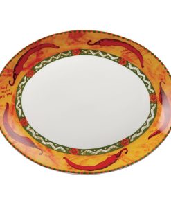 Churchill Salsa Oval Dishes 355mm (Pack of 12) (CA621)