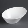 Olympia Whiteware Oval Sloping Bowls 222(W)x246(L)mm (Pack of 3) (CB078)