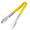 Vogue Colour Coded Yellow Serving Tongs 11" (CB157)