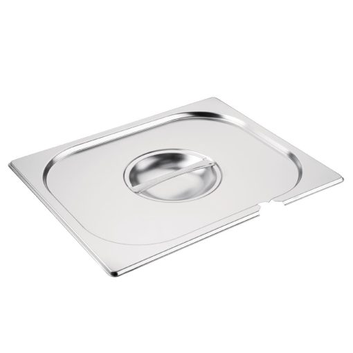 Vogue Stainless Steel 1/2 Gastronorm Notched Lid (CB171)