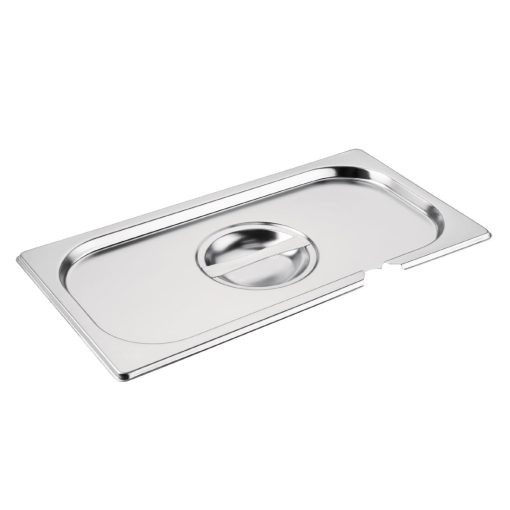 Vogue Stainless Steel 1/3 Gastronorm Notched Lid (CB173)