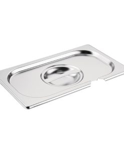 Vogue Stainless Steel 1/4 Gastronorm Notched Lid (CB174)