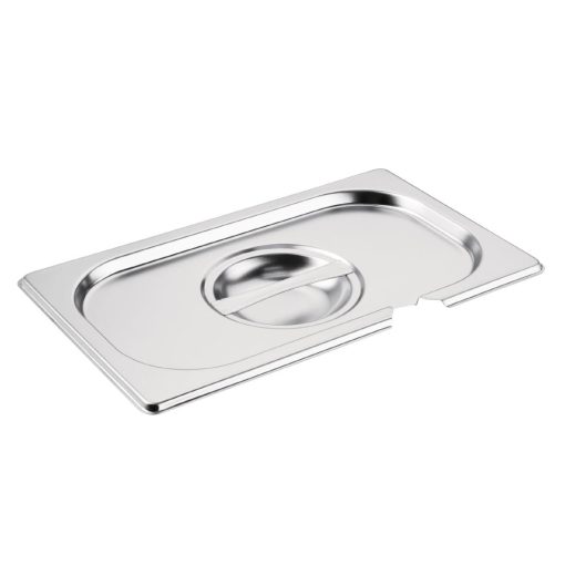 Vogue Stainless Steel 1/4 Gastronorm Notched Lid (CB174)