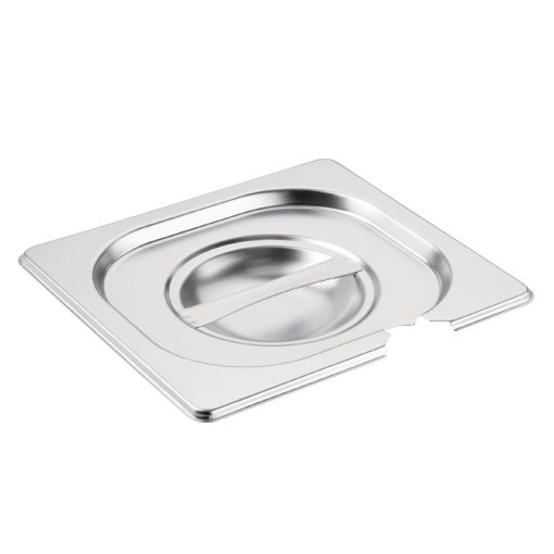 Vogue Stainless Steel 1/6 Gastronorm Notched Lid (CB175)
