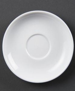Olympia Whiteware Espresso Saucers (Pack of 12) (CB465)