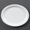 Olympia Whiteware Oval Platters 250mm (Pack of 6) (CB477)