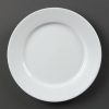 Olympia Whiteware Wide Rimmed Plates 202mm (Pack of 12) (CB479)