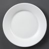 Olympia Whiteware Wide Rimmed Plates 230mm (Pack of 12) (CB480)