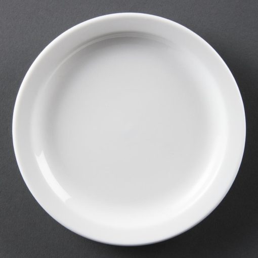Olympia Whiteware Narrow Rimmed Plates 150mm (Pack of 12) (CB486)