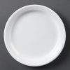 Olympia Whiteware Narrow Rimmed Plates 180mm (Pack of 12) (CB487)