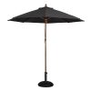 Bolero Round Parasol 3m Diameter Black (CB517)