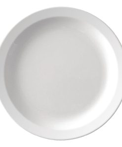 Kristallon Melamine Narrow Rimmed Plates 267mm (Pack of 12) (CB672)