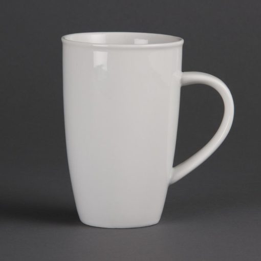 Olympia Whiteware Latte Mugs 400ml 14oz (Pack of 6) (CB700)
