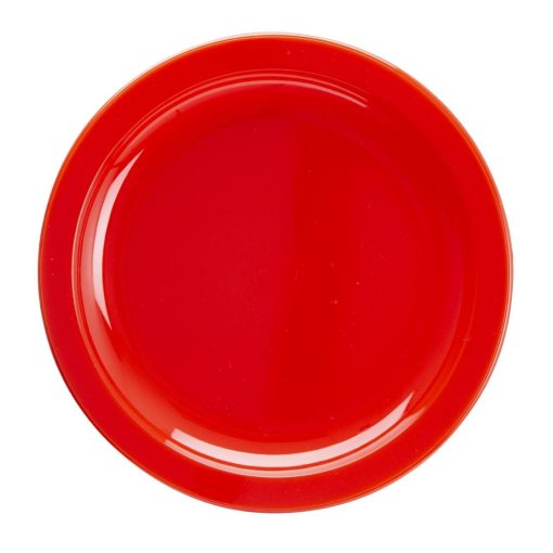 Kristallon Polycarbonate Plates Red 172mm (Pack of 12) (CB766)
