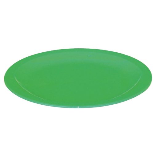 Kristallon Polycarbonate Plates Green 230mm (Pack of 12) (CB768)