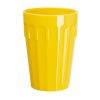 Kristallon Polycarbonate Tumblers Yellow 260ml (Pack of 12) (CB775)