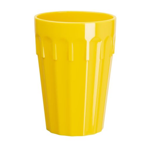 Kristallon Polycarbonate Tumblers Yellow 260ml (Pack of 12) (CB775)