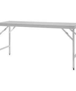 Vogue Stainless Steel Folding Table 1800mm (CB906)