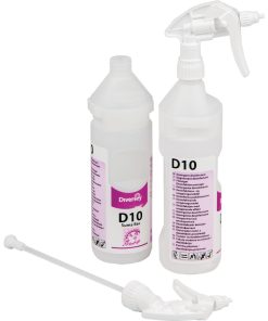 Suma D10 Cleaner and Sanitiser Refill Bottles 750ml (Pack of 2) (CC116)