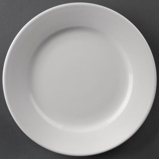 Athena Hotelware Wide Rimmed Plates 165mm (Pack of 12) (CC206)