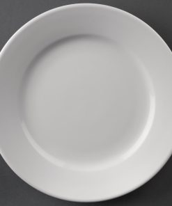 Athena Hotelware Wide Rimmed Plates 202mm (Pack of 12) (CC207)