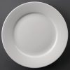 Athena Hotelware Wide Rimmed Plates 228mm (Pack of 12) (CC208)
