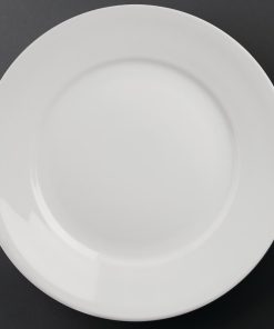 Athena Hotelware Wide Rimmed Plates 280mm (Pack of 6) (CC210)