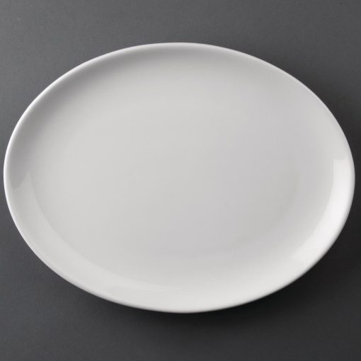 Athena Hotelware Oval Coupe Plates 254 x 197 mm (Pack of 12) (CC211)