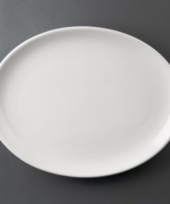 Athena Hotelware Oval Coupe Plates 305 x 241 mm (Pack of 6) (CC212)