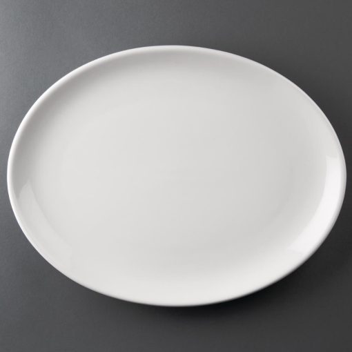 Athena Hotelware Oval Coupe Plates 305 x 241 mm (Pack of 6) (CC212)