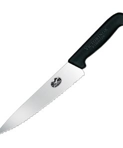 Victorinox Fibrox Serrated Carving Knife 22cm (CC266)