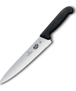 Victorinox Fibrox Serrated Carving Knife 25.5cm (CC267)