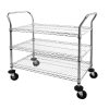 Vogue Chrome 3 Tier Wire Trolley (CC432)