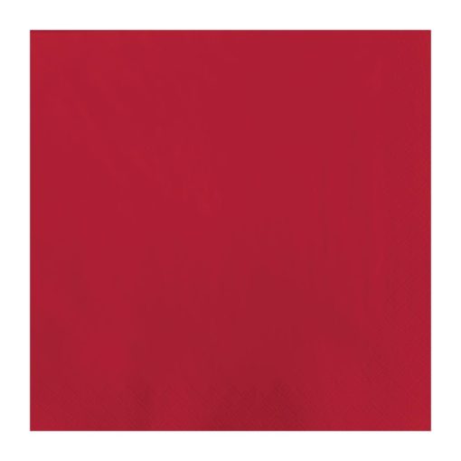 Fasana Dinner Napkins Red 400mm (Pack of 1000) (CC588)