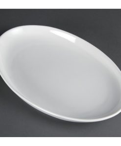 Olympia French Deep Oval Plates 365mm (Pack of 2) (CC891)