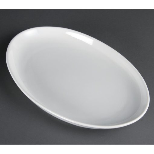 Olympia French Deep Oval Plates 365mm (Pack of 2) (CC891)