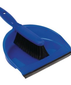 Jantex Soft Dustpan and Brush Set Blue (CC932)