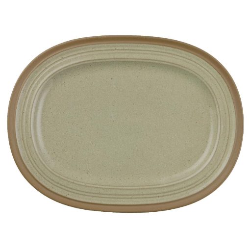 Churchill Igneous Stoneware Oval Plates 320mm (Pack of 6) (CD140)
