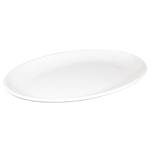 Kristallon Melamine Oval Coupe Plates 305mm (Pack of 12) (CD297)