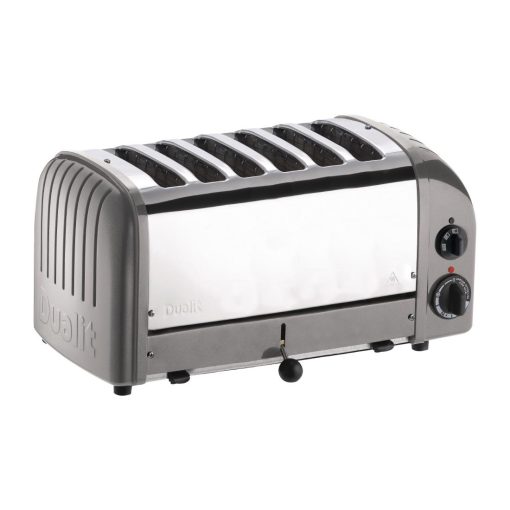 Dualit 6 Slice Vario Toaster Metallic Silver 60147 (CD336)