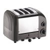 Dualit 2 + 1 Combi Vario 3 Slice Toaster Metallic Charcoal 31209 (CD347)