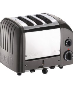 Dualit 2 + 1 Combi Vario 3 Slice Toaster Metallic Charcoal 31209 (CD347)