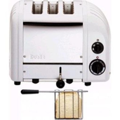Dualit 2 + 1 Combi Vario 3 Slice Toaster White 31216 (CD352)