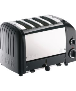 Dualit 2 x 2 Combi Vario 4 Slice Toaster Black 42166 (CD355)